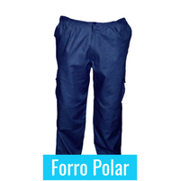 Pantalón Cargo Poplin Forro Polar