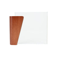 A81 Trofeo Galvano de Madera y Cristal "Lewis"