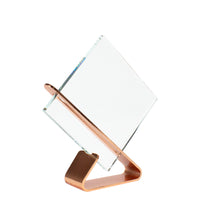 A86 Trofeo Galvano Encobrizado de Cristal "Claim"