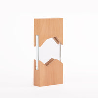 A91 Trofeo Galvano de Madera y Cristal "Steven"