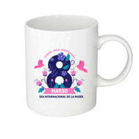 Tazón Cerámico Blanco Día de la Mujer