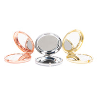 B91 Espejo metálico doble con aumento "BARDOT".