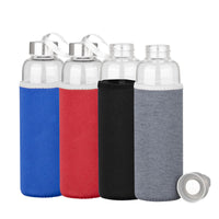 M51 BOTELLA DE VIDRIO CON FUNDA DE NEOPRENO 580CC