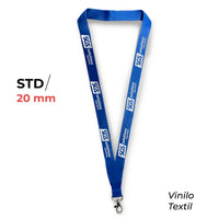 LANYARD STD 20MM VINILO TEXTIL