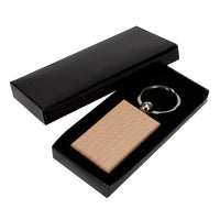 K37 Llavero Rectangular de Madera