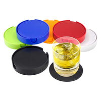 W7 Set de Posavasos Plásticos Redondos