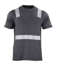 Polera Hibrida Con Cinta Reflectiva - Manga Corta - Hombre
