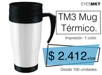 TM3 Mug Térmico Plástico 450cc OFERTA